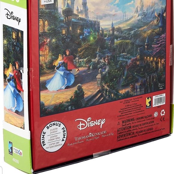 NEW CEACO THOMAS KINCAID THE DISNEY COLLECTION SLEEPING BEAUTY ENCHANTING - Picture 3 of 7